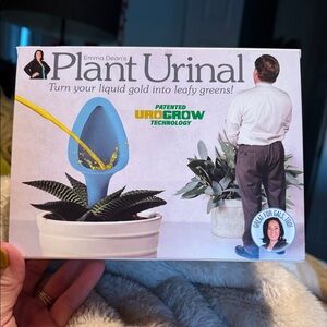 PRANK-O GAG GIFT BOX - Blue Plant Urinal with Uro-Grow Technology - funny!